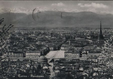 Italien - Turin - Torino - Panorama - 1959 Italien - Turin - Torino - Panorama - 1959