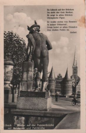 Lübeck - Merkur auf der Puppenbrücke - ca. 1955 Lübeck - Merkur auf der Puppenbrücke - ca. 1955