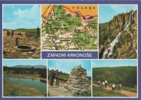 Tschechien - Krkonoše - 5 Teilbilder - ca. 1980 Tschechien - Krkonoše - 5 Teilbilder - ca. 1980