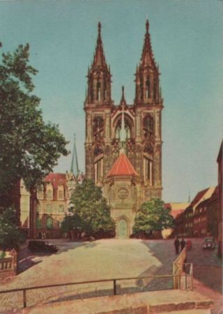 Meißen - Westtürme des Domes - 1964 Meißen - Westtürme des Domes - 1964