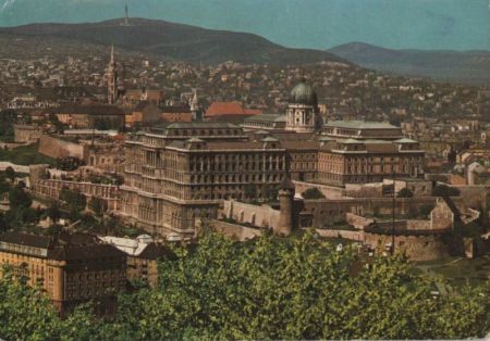 Ungarn - Budapest - Ansicht mit dem Schloss - ca. 1975 Ungarn - Budapest - Ansicht mit dem Schloss - ca. 1975