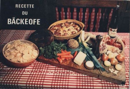 Frankreich - Elsass - Recette du Bäckeofe - 1977 Frankreich - Elsass - Recette du Bäckeofe - 1977