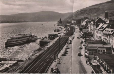 Rüdesheim - Rheinstraße - ca. 1960 Rüdesheim - Rheinstraße - ca. 1960