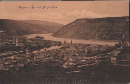 Bingen - mit Bingerbrück - 1907 Bingen - mit Bingerbrück - 1907