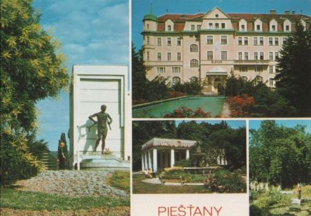 Slowakei - Piestany - 4 Teilbilder - ca. 1980 Slowakei - Piestany - 4 Teilbilder - ca. 1980