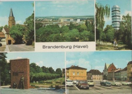 Brandenburg, Havel - u.a. Markt - 1981 Brandenburg, Havel - u.a. Markt - 1981