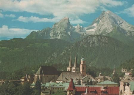 Berchtesgaden mit Watzmann - 1971 Berchtesgaden mit Watzmann - 1971