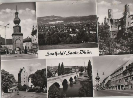 Saalfeld - u.a. Oberes Tor - 1979 Saalfeld - u.a. Oberes Tor - 1979