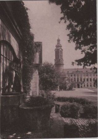 Weimar - Blick auf Bastille und Schloß - ca. 1965 Weimar - Blick auf Bastille und Schloß - ca. 1965