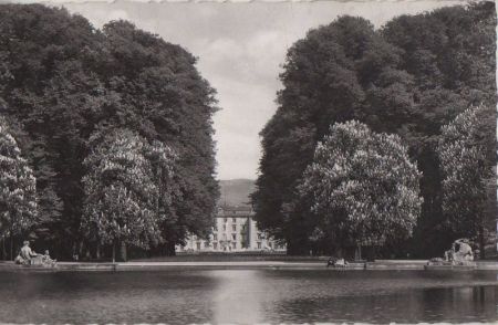 Schwetzingen - Flußgötter und Schloß - 1963 Schwetzingen - Flußgötter und Schloß - 1963