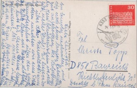 Weggis - Schweiz - mit den Alpen