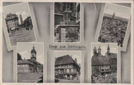 Göttingen - u.a. Junkernhaus - 1953 Göttingen - u.a. Junkernhaus - 1953