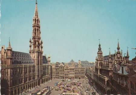Belgien - Brüssel - Bruxelles - La Grand Place - 1962 Belgien - Brüssel - Bruxelles - La Grand Place - 1962