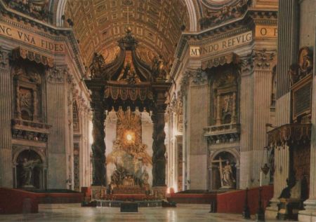 Vatikan - Vatikanstadt - Basilica di S. Pietro, Altare - ca. 1980 Vatikan - Vatikanstadt - Basilica di S. Pietro, Altare - ca. 1980