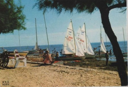 Frankreich - Lanton - La plage - 1980 Frankreich - Lanton - La plage - 1980