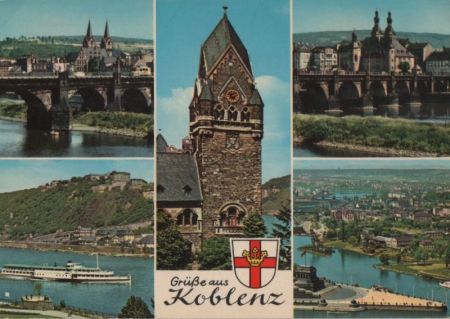 Koblenz - mit 5 Bildern - ca. 1970 Koblenz - mit 5 Bildern - ca. 1970