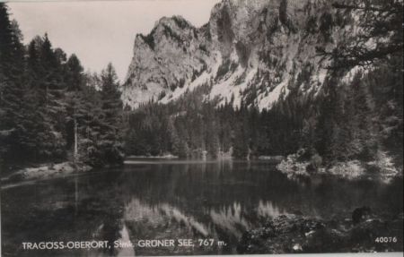 Österreich - Tragöß - Oberort, Grüner See - ca. 1950 Österreich - Tragöß - Oberort, Grüner See - ca. 1950