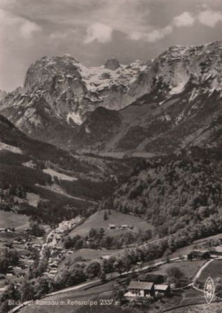 Ramsau - mit Reiteralpe - ca. 1960 Ramsau - mit Reiteralpe - ca. 1960