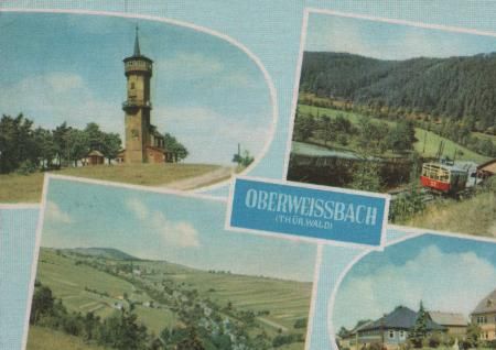 Oberweißbach - Oberweissbach Thüringen - 1961 Oberweißbach - Oberweissbach Thüringen - 1961