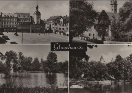Glauchau - u.a. Gründelteich - ca. 1975 Glauchau - u.a. Gründelteich - ca. 1975