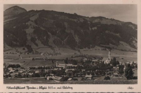 Pfronten - mit Edelsberg - 1953 Pfronten - mit Edelsberg - 1953