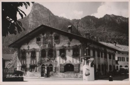 Oberammergau - Pilatushaus - ca. 1955 Oberammergau - Pilatushaus - ca. 1955