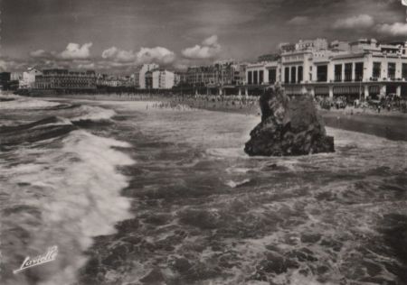 Frankreich - Biarritz - La grande plage - ca. 1960 Frankreich - Biarritz - La grande plage - ca. 1960