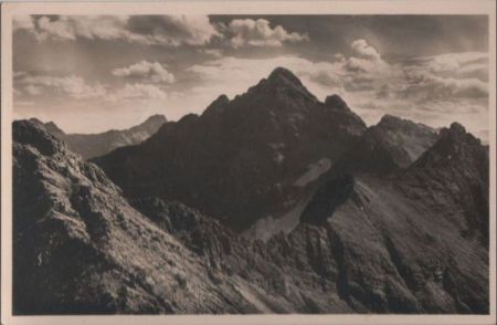 Hochvogel - aus dem Ostrachtal - 1935 Hochvogel - aus dem Ostrachtal - 1935