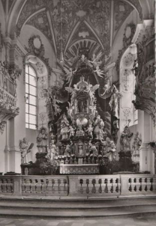 Gößweinstein - Basilika, Hochaltar - ca. 1955 Gößweinstein - Basilika, Hochaltar - ca. 1955