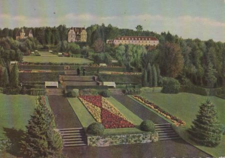 Horn-Bad Meinberg - Berggarten - 1954 Horn-Bad Meinberg - Berggarten - 1954