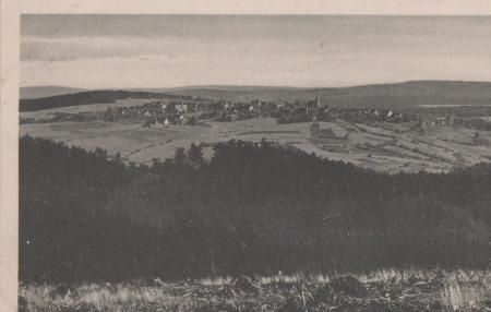 Schierke - Hohegeiss - Blick vom Ebersberg - ca. 1955 Schierke - Hohegeiss - Blick vom Ebersberg - ca. 1955