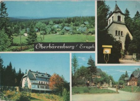 Altenberg-Oberbärenburg - u.a. Waldkapelle - 1970 Altenberg-Oberbärenburg - u.a. Waldkapelle - 1970
