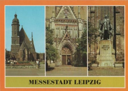 Leipzig - Thomaskirche - 1989 Leipzig - Thomaskirche - 1989