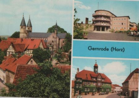 Gernrode - u.a. Rathaus - 1971 Gernrode - u.a. Rathaus - 1971