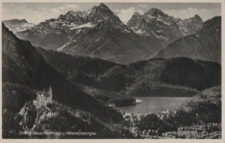 Schwangau Neuschwanstein - Hohenschwangau - ca. 1955 Schwangau Neuschwanstein - Hohenschwangau - ca. 1955