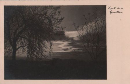 Landschaft nach dem Gewitter Landschaft nach dem Gewitter