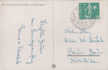 Rigi - Schweiz - Blick auf Unterwaldneralpen