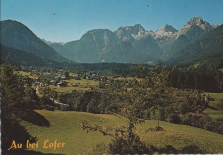 Österreich - Au bei Lofer - ca. 1980 Österreich - Au bei Lofer - ca. 1980