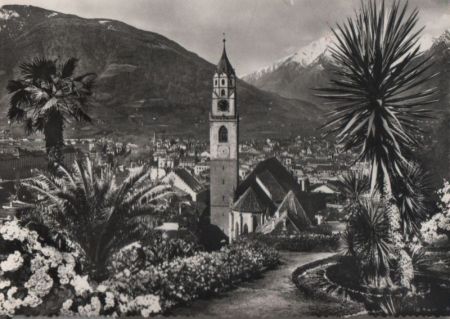 Italien - Meran - Merano - Panorama - 1957 Italien - Meran - Merano - Panorama - 1957
