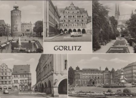 Görlitz - u.a. Untermarkt, Bürgerhäuser - 1971 Görlitz - u.a. Untermarkt, Bürgerhäuser - 1971