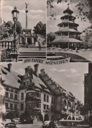 München - u.a. Chinesischer Turm - ca. 1955 München - u.a. Chinesischer Turm - ca. 1955