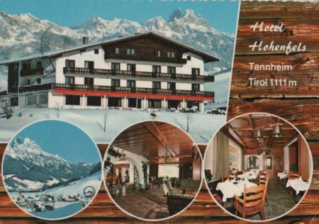 Österreich - Tannheim - Hotel Hohenfels - 1986 Österreich - Tannheim - Hotel Hohenfels - 1986