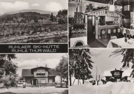 Ruhla - Rhulaer Ski-Hütte - 1980 Ruhla - Rhulaer Ski-Hütte - 1980