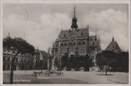 Erfurt - Rathaus - 1935 Erfurt - Rathaus - 1935