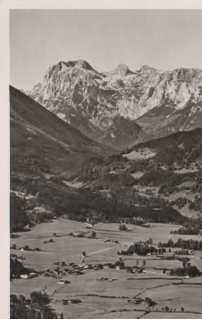 Blick auf Schönau m. Reiteralpe - 1954 Blick auf Schönau m. Reiteralpe - 1954