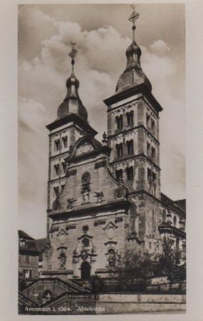 Amorbach - Abteikirche - ca. 1950 Amorbach - Abteikirche - ca. 1950