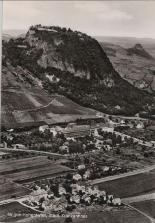 Singen - Städt. Krankenhaus - ca. 1960 Singen - Städt. Krankenhaus - ca. 1960
