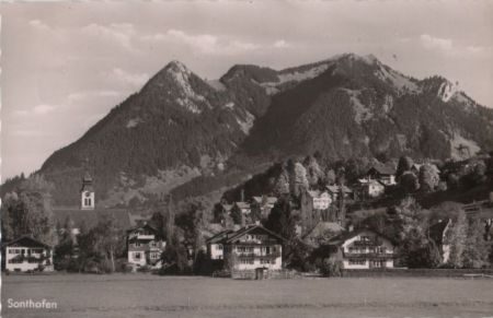 Sonthofen - mit Grünten - 1958 Sonthofen - mit Grünten - 1958