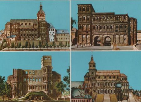 Trier - Porta Nigra im Wandel der Zeit - ca. 1980 Trier - Porta Nigra im Wandel der Zeit - ca. 1980