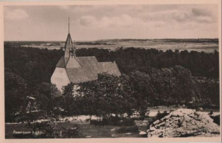Schweden - Gotland - Östergarn kyrka - ca. 1950 Schweden - Gotland - Östergarn kyrka - ca. 1950